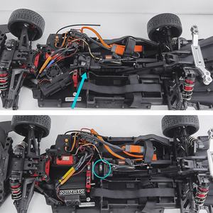 <span class=keywords><strong>Nouveau</strong></span> 1/7 FELONY 6S BLX Street <span class=keywords><strong>Bash</strong></span> All-Road Muscle Car RTR Support de montage moteur en métal amélioré Support fixe Accessoires de voiture RC - Product Image 6