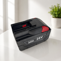Batterie pour outil électrique XMX Premium M28 28V 4Ah 5Ah Li-ion 18650, durée de vie 500 cycles, charge rapide, compatible avec les outils