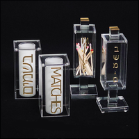 Support de présentation de produits cadeaux juifs, vitrine Judaica, boîte en acrylique, pot unique, allumettes de luxe, porte-allumettes, boîte d'allumettes personnalisée