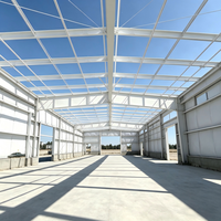 Entrepôt moderne en structure métallique préfabriquée |   Bâtiment de stockage industriel à structure métallique à grande portée, conception personnalisée