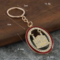 Nouveau design Porte-clés pendentif Festival de la Lune du Moyen-Orient Fabricant de porte-clés en strass