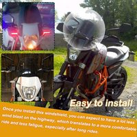 Accesorios para Motocicletas XXUN, Parabrisas, Deflector de Viento para KTM Duke 690 Duke 690 R 2008-2019