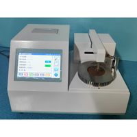 Fully Automatic Cleveland Open-Cup Flash & Fire Point Tester COC Petroleum Oil Flash Point Analyzer Oil Analysis Apparatus