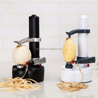 Hoge Kwaliteit Elektrische Spiraal Peeler Cutter Slicer Fruit Peeling Automatische Batterij Operated Machine Met Lader Eu Plug