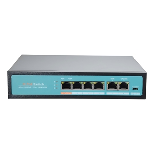 Hi <b>PoE</b> <b>Switch</b> 4 Port 100M <b>PoE</b> 2 Port 100M Uplink 65W Power Over Ethernet Network <b>Switch</b> for Surveillance and Office Use - Product Image 1