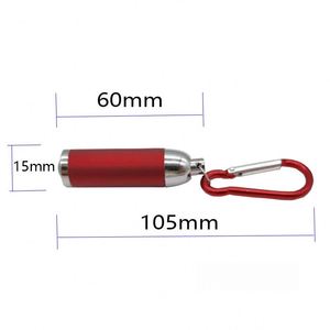 Telescopic Zoom Mini Flashlight 2 Lighting Modes Aluminum Keychain LED Torch Bright Pocket <b>Light</b> for Gift Promotion Wholesale - Product Image 2