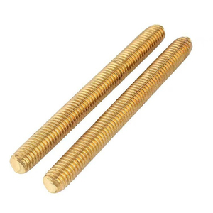 Grau B7 1/2 3/4 5/8 7/16 DIN 975 DIN976 Chapeamento de cobre Rosca completa Metal Studs <span class=keywords><strong>Rod</strong></span> roscado de latão - Product Image 3