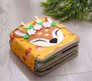 Juguete Educativo Preescolar de Nuevo Diseño para Bebés y Niños, Libro Sensorial de Fieltro con Diseño de Ciervo, Libro de Actividades en Tela 3D para Niños y Niñas de 3 a 6 Años - Product Image 2
