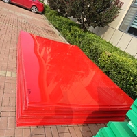 Feuille de plastique HDPE colorée sur mesure, différentes couleurs, panneau HDPE résistant aux chocs, résistant aux intempéries, panneau en plastique, directement de l'usine