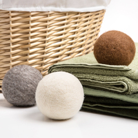 Boules de lavage en laine écologiques pour la lessive à domicile