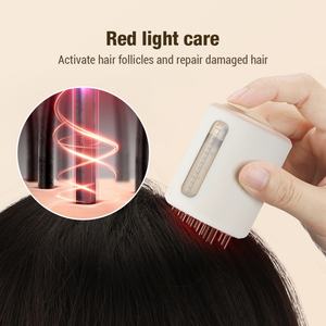 Peine de masaje capilar con microcorriente EMS y vibración, aplicador de líquido para el cabello de 15 ml, peine aplicador de suero/aceite para el crecimiento del cabello - Product Image 3