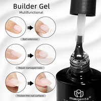 Maegmenta OEM Vente en gros Gel UV Réfléchissant Couleur Nude 15g Fournitures pour Ongles Marque Privée Kit de Gel de Construction pour Ongles
