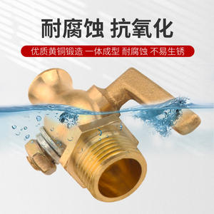 Válvulas de drenaje marinas de cobre con boquilla recta y rosca macho para piezas de repuesto de construcción naval - Product Image 4