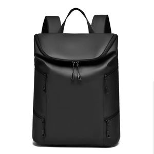 Large Capacity Waterproof Texture Unisex Laptop Backpack with Zipper Closure Portable for School College Students Leisure Travel - Product Image 1