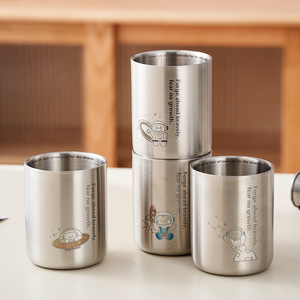 Gobelet isotherme en acier inoxydable 304 de qualité alimentaire à double paroi, tasse à café portable ronde pour la maison et l'extérieur - Product Image 3