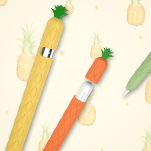 USENGKA graziosa custodia in Silicone ananas <span class=keywords><strong>Cover</strong></span> protettiva per la pelle compatibile con la matita di mele 1 <span class=keywords><strong>2</strong></span> - Product Image 1