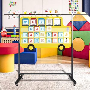 Tablero de bolsillo con forma de autobús escolar, 33 x 22, papel laminado duradero, tablero plegable para niños de 3 a 6 años, útiles escolares para el regreso a clases - Product Image 5