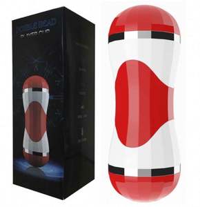Hot Selling Male Sex Toys elektrischer Mastur bator Doppelkopf Masturbation becher für Männer von Hand Sextoy für Männer Fabrik preis - Product Image 3