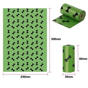 Bolsa para excrementos de perro con cordón, personalizada, multicolor, con fragancia, de material Epi D2W 001, modelo 02, para uso industrial de basura en Shandong - Product Image 5