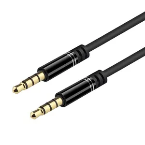 安吉图编织电脑公对公扬声器耳机汽车AUX TRRS音频电缆3.5毫米数字音频电缆