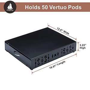 Métal noir 50 dosettes capacité <span class=keywords><strong>Machine</strong></span> à café <span class=keywords><strong>support</strong></span> dosette de café organisateur tiroir de rangement <span class=keywords><strong>support</strong></span> de dosette <span class=keywords><strong>Nespresso</strong></span> - Product Image 2