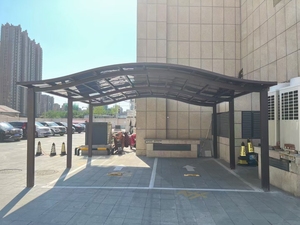 Nuovo Stile Tettoia per Auto in Policarbonato su Misura, Resistente <span class=keywords><strong>al</strong></span> Vento, in Alluminio, per 2 Auto, con Elevata Capacità di Carico Neve - Product Image 4