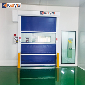 Customized High-Speed Automatic Roll up PVC <strong>Door</strong> with Transparent Window - Product Image 3
