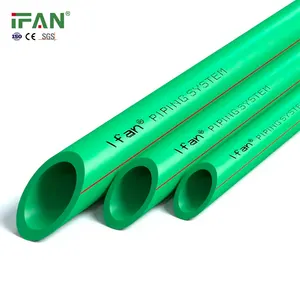 Germany Standard PPR Tube Plumbing PN12.5/PN16/PN20/PN25 Green Plastic PPR Water Pipe For Hot And Cold Water