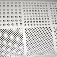 Clôture de jardin en maille perforée en acier galvanisé pour la protection