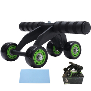 Zhoya thể thao tại nhà tập thể dục cơ bắp đào tạo tập thể dục bốn bánh bụng Crunch máy tập thể dục con lăn <span class=keywords><strong>AB</strong></span> bánh xe bụng bánh xe con lăn - Product Image 1