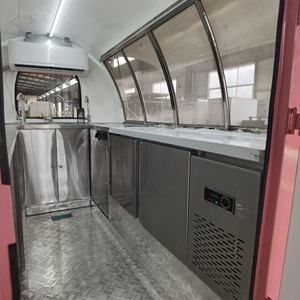 קדימון משאית מזון מיני-ורוד עם מטבח מלא 2025 קרוון מזון - Product Image 6