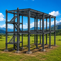 Bâtiment préfabriqué en structure acier Peb facilement assemblable, entrepôt préfabriqué, atelier en structure métallique, construction de bâtiment