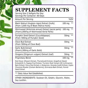 Integratore Alimentare in Softgel di Noce Nera e Chiodi di Garofano, Best Seller, con Miscela Proprietaria per Favorire una Sana Digestione - Product Image 2