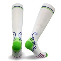 Chaussettes de sport en coton respirant sans couture, qualité supérieure, chaussettes personnalisées, améliorent la circulation sanguine, chaussettes de compression
