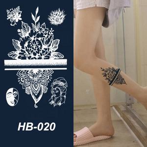 Fournitures de tatouage populaires nouveau Design <span class=keywords><strong>petit</strong></span> Art autocollants de tatouage temporaire à imperméable noir autocollants de tatouage pour filles hommes femmes - Product Image 6