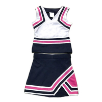 Costumes de danse de cheerleading sexy pour femmes en gros, de haute qualité, avec strass, sublimation, uniforme de cheerleading professionnel personnalisé