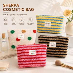 Customizable Eco-friendly Polyester Winter <b>Plush</b> Lightweight Durable Portable Capacity Zipper Closure Fashion Practical - Product Image 2