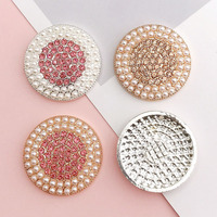 Pendentifs Cœur en Métal à Strass pour Chaussures Holey Beach et Adaptateurs de Chaîne pour Bouchons Anti-Poussière de Téléphone