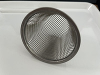 Écrans de tuyau 0.5 "de diamètre supérieur en acier inoxydable 1/2 pouces bol de filtre à mailles d'écran
