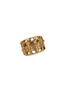 Bague tendance en acier inoxydable <span class=keywords><strong>Ixin</strong></span> avec motif croix et fleur pour femme et homme - Cadeau de fiançailles, de mariage ou d'anniversaire - Product Image 1
