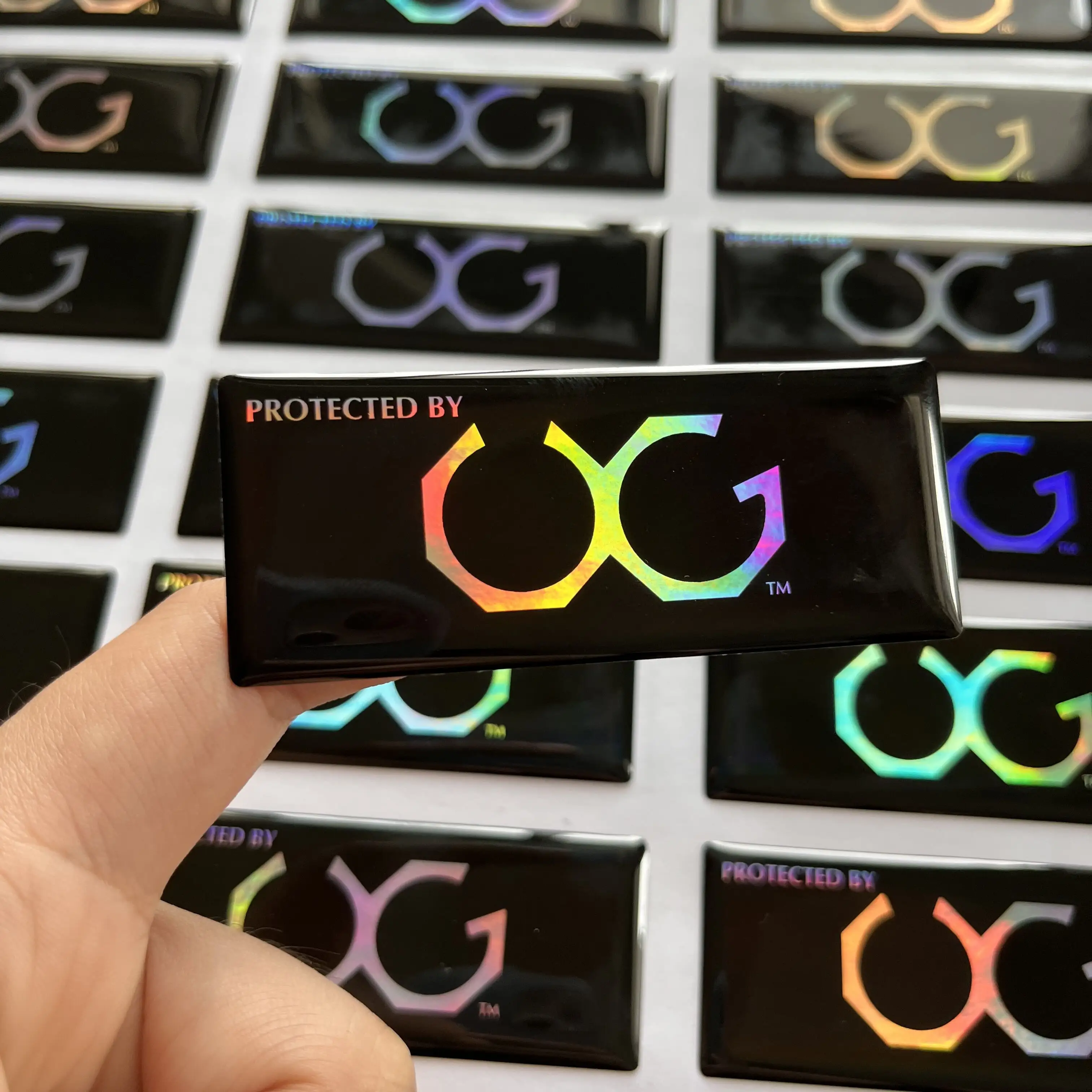 Individuelles durchsichtiges stempelgeschnittenes Dekal-Etikett gewölbtes 3D-Aufkleber Gel weiches Logo Harz Epoxydome-Aufkleber