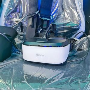 Simulateur de montagnes russes VR 2 places à 360/720 degrés, plateforme de mouvement 9D en fibre de verre et métal pour centres commerciaux (intérieur/extérieur) - Product Image 4