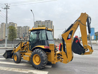 Gute Qualität Gebraucht Original Caterpillar 416E Bagger lader Cat Bagger lader 420F 430F