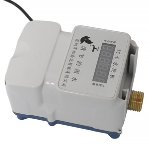 Một mét DN15 Thông Minh Kỹ thuật số Đồng hồ nước IC kiểm soát thẻ máy cho các trường học ký túc xá nhà tắm thẻ swiping Hệ thống trả trước - Product Image 5