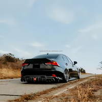 Pour 13-20 Lexus Is200t Is250 Is300 Is350 mise à niveau haute qualité en Fiber de carbone diffuseur arrière Style diffuseur Kit de carrosserie