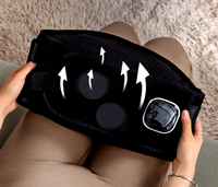 Ceinture chauffante électrique massante vibrante pour le bas du dos et les douleurs abdominales