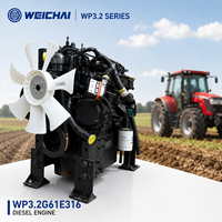 SCDC Weichai Stokta WP3.2 WP3.2G61E316 40.5kW 2400rpm Dizel Motor Tarım Traktörü Tarım Makineleri Güç Ünitesi için