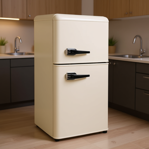 Mini Refrigerador Congelador Compacto de 3.5 Pies Cúbicos y 2 Puertas para Cocina, Dormitorio, Apartamento, Bar u Oficina - Product Image 2