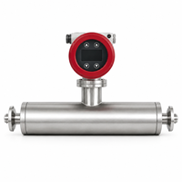 Débitmètre de masse micro Coriolis haute précision 0,2 % DN3-DN15 RS485 Modbus HART, mesure de densité et de température des liquides FCC300