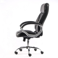 Ensemble de chaises et bureau de direction ergonomiques de haute qualité Chaise de patron en cuir artificiel Chaise de bureau directe d'usine